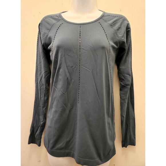 Athleta perforated athletic long sleeve top XS - Picture 2 of 4